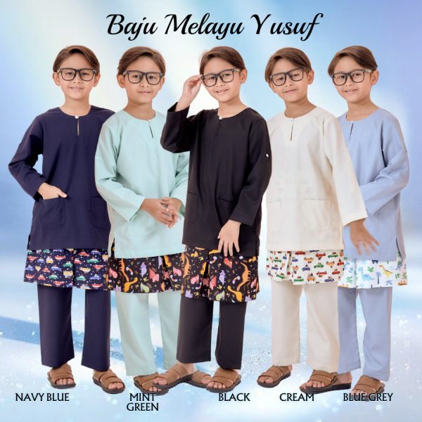 Baju Melayu Yusuf Rose Pink