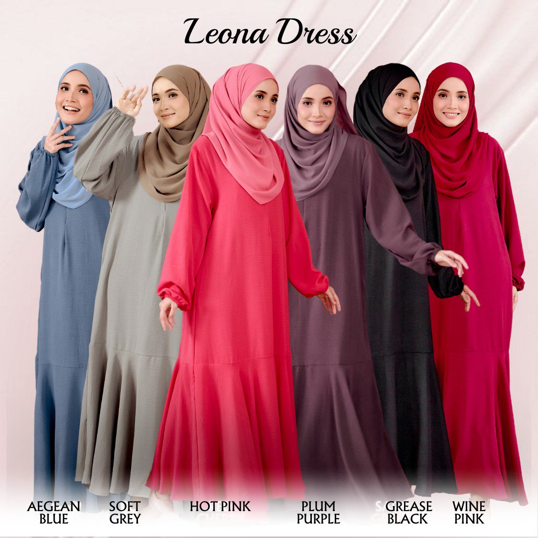 Leona Dress Wine Pink
