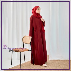 Kaftan Delaila Maroon