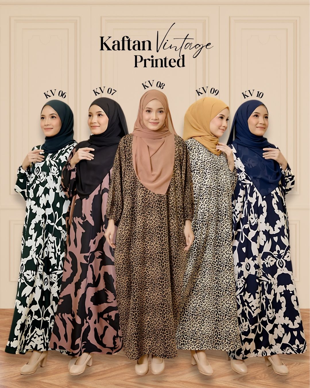 Kaftan Vintage Printed KV 06