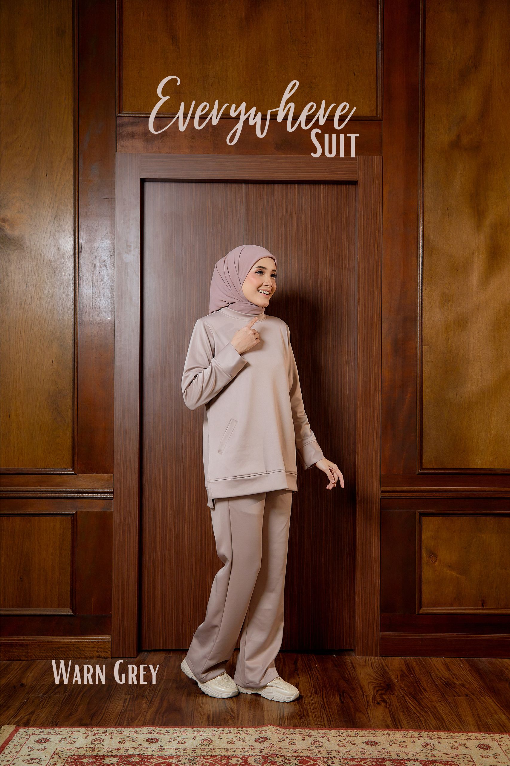 EveryWhere Suit - Warm Grey