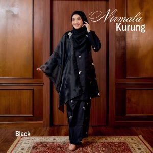 Nirmala Kurung Black